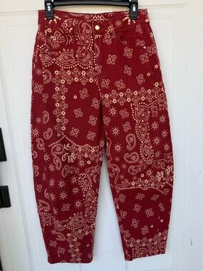 Bandana print jeans